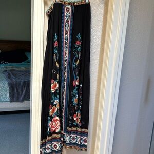 Flying tomato, black Boho, gypsy skirt size large